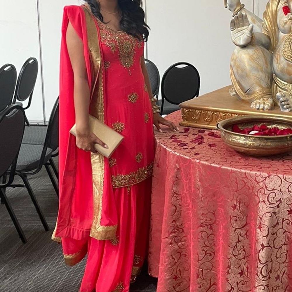 Heavy Fuchsia Indian Suit